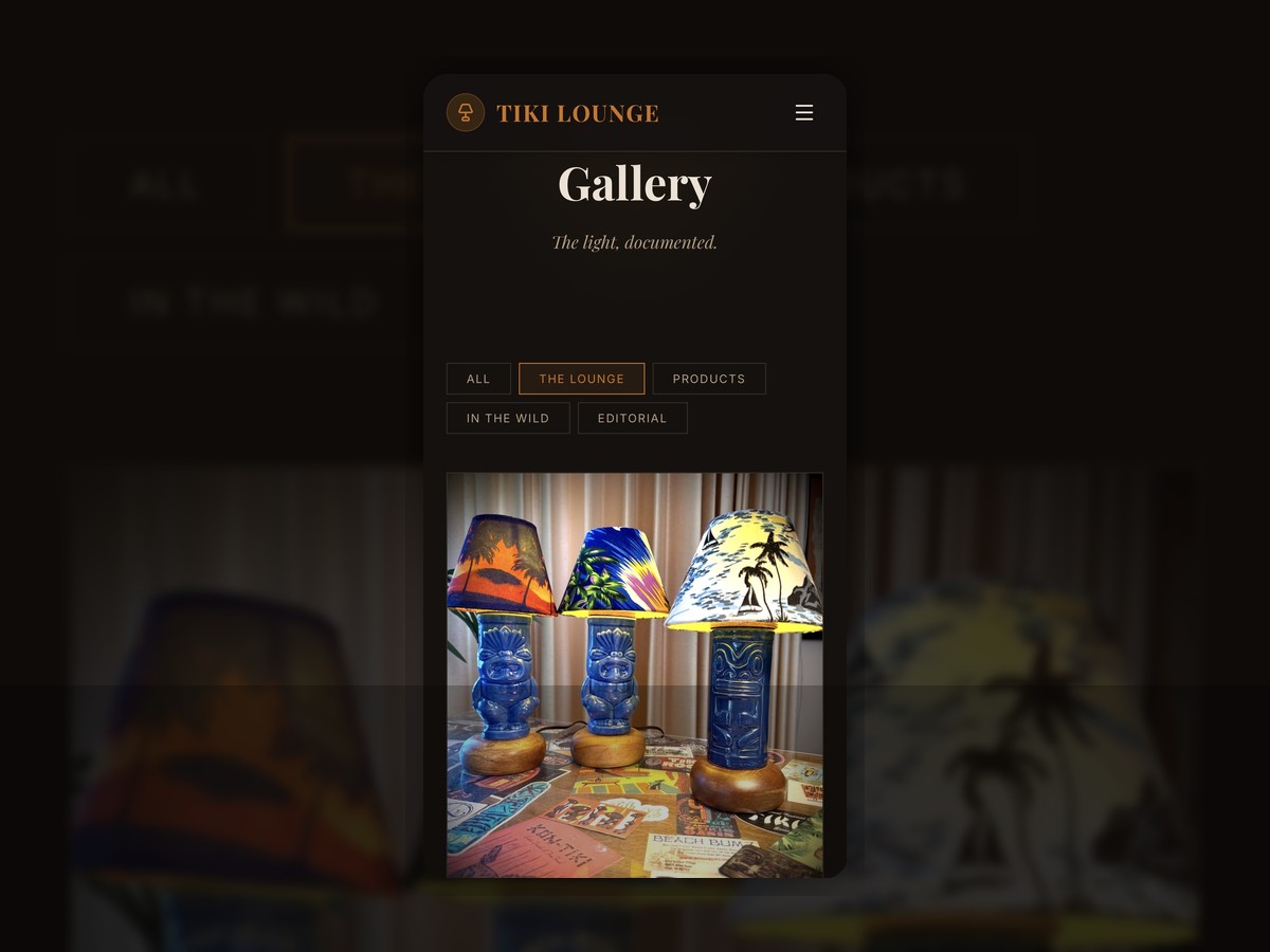 Tiki Lounge artifact preview